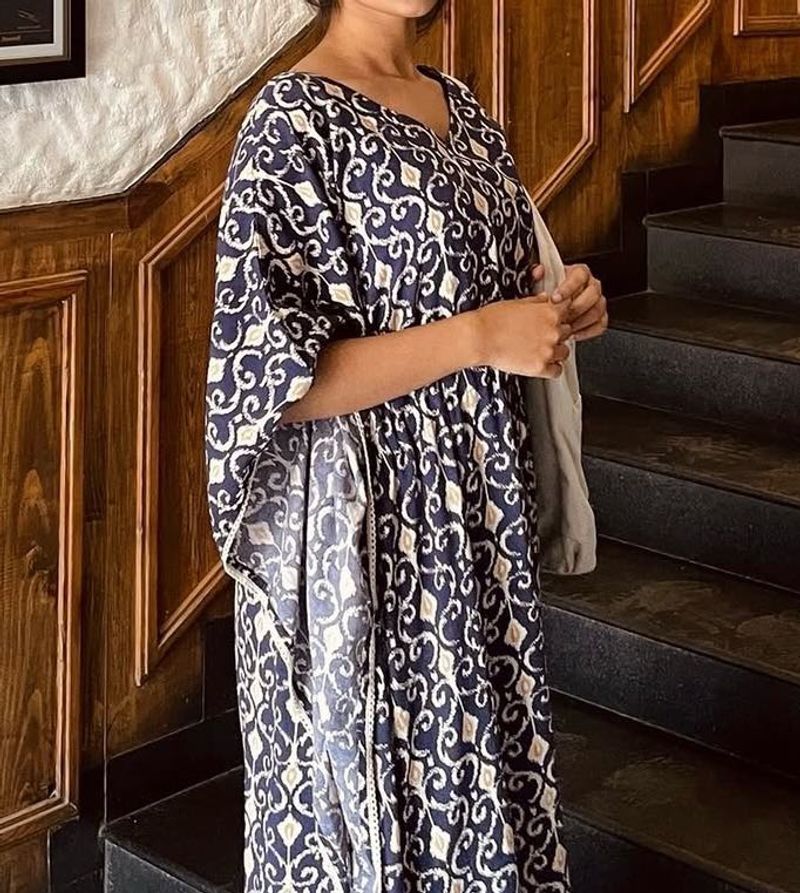 Printed Cotton Blend Kurta