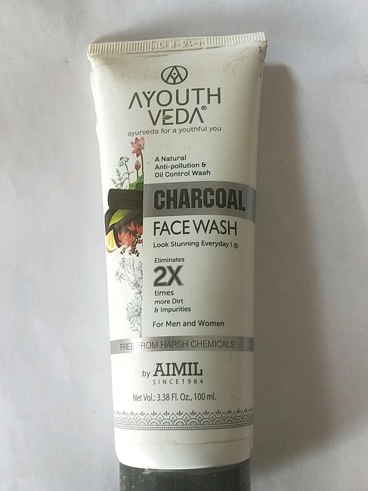 Ayouthveda Charcoal Face Wash 100ml