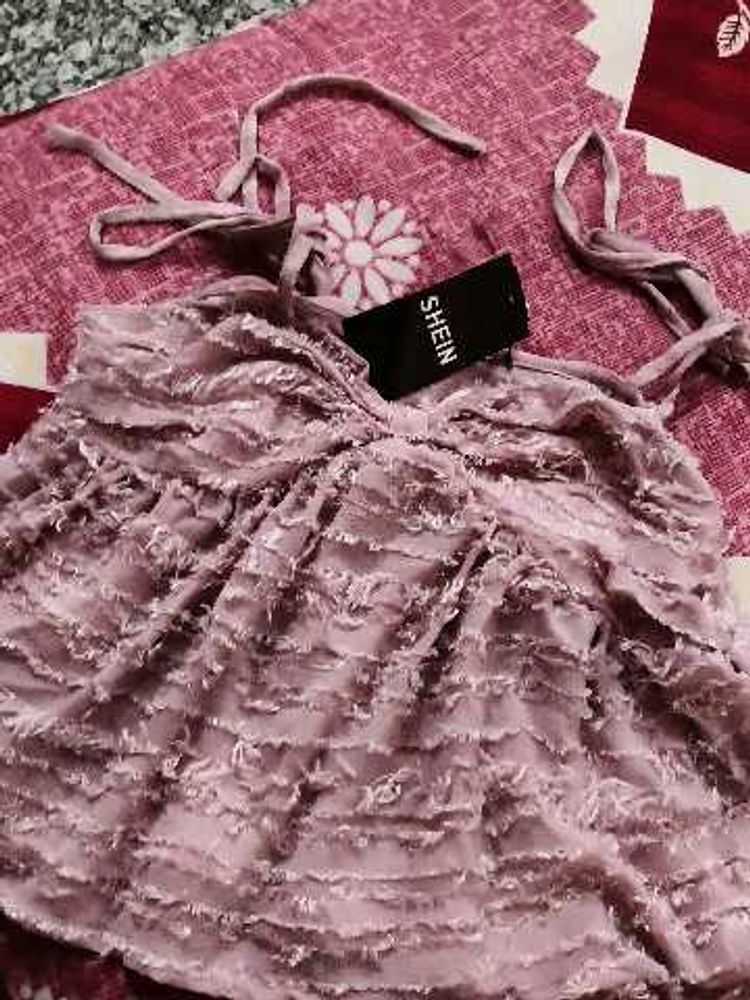 SHEIN Ruffled Cami Top