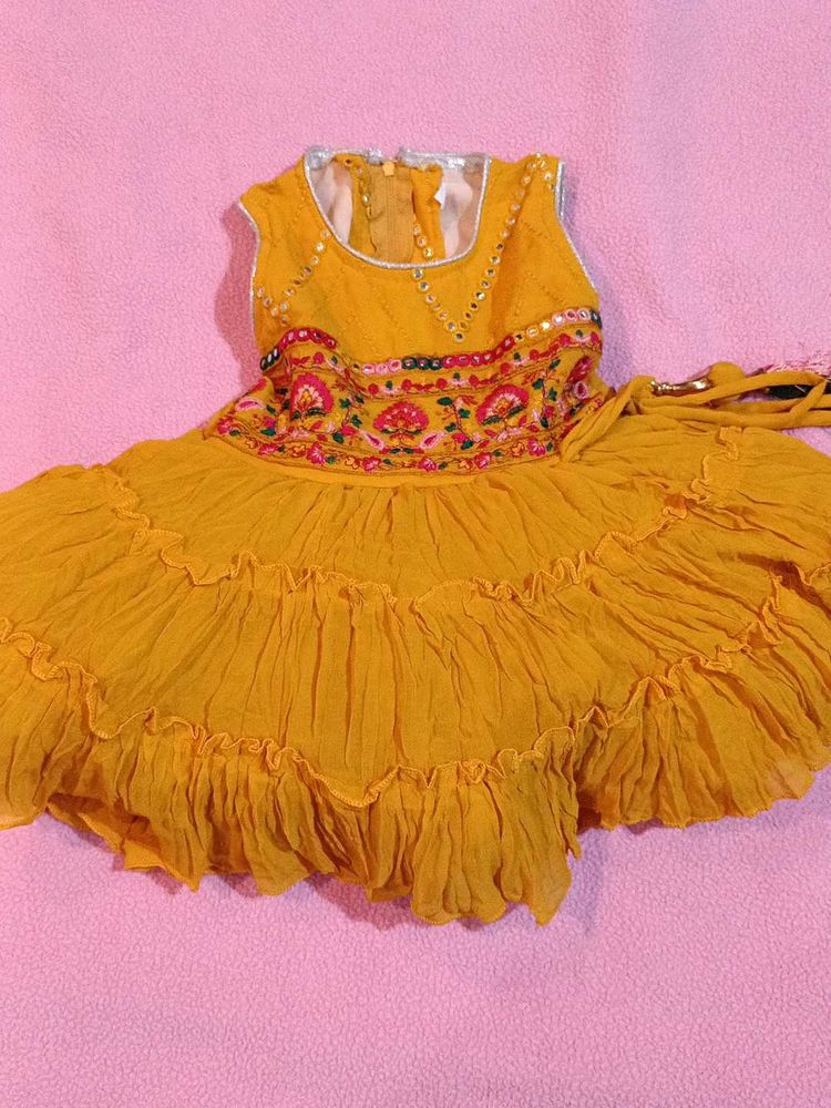 Adorable Girls' Festive Dress