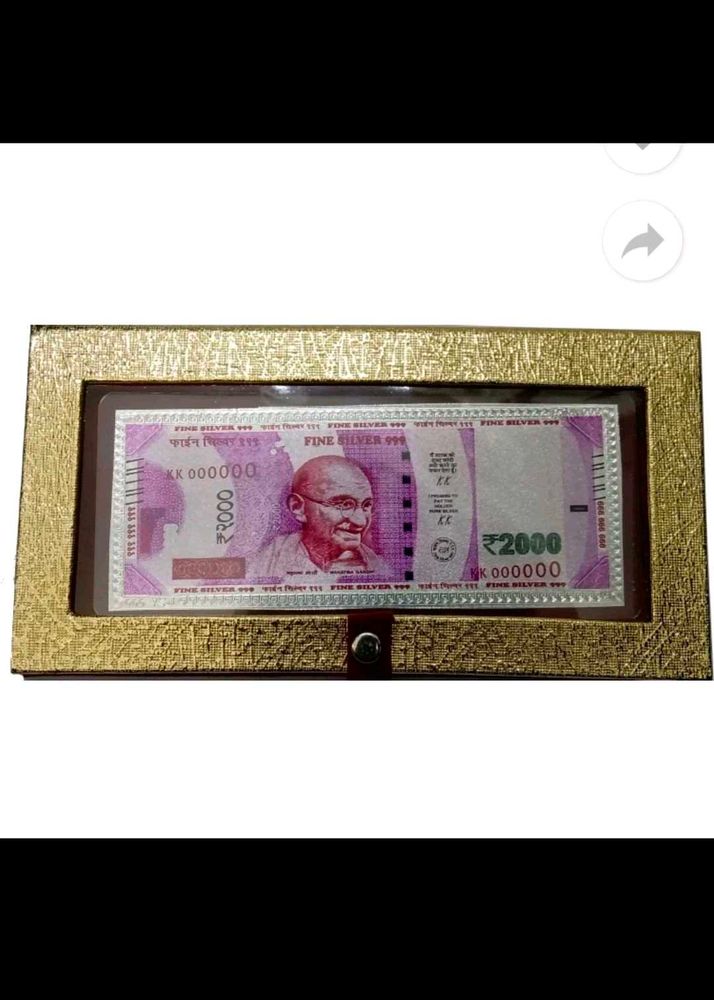 Fine Silver 999 ₹2000 Note