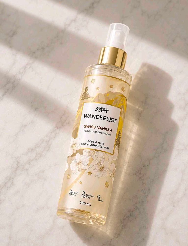 Nykaa Wanderlust Swiss Vanilla Body Mist