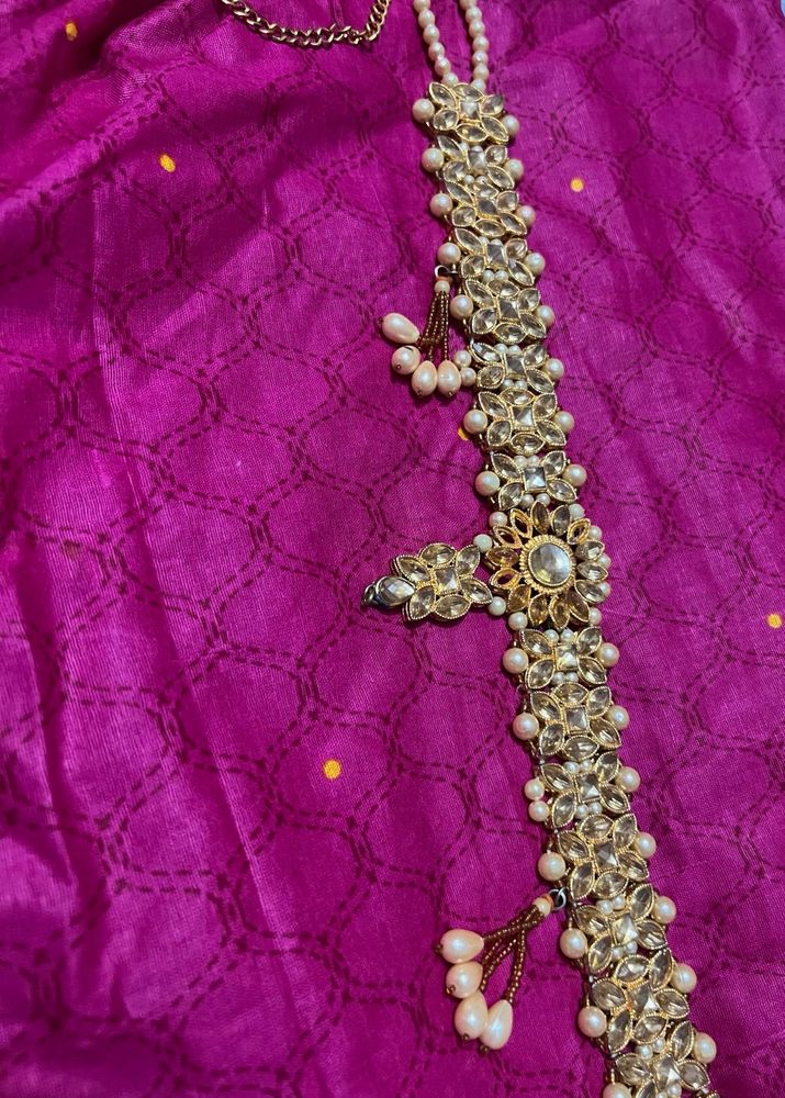 Exquisite Kundan &amp; Pearl Kamarbandh