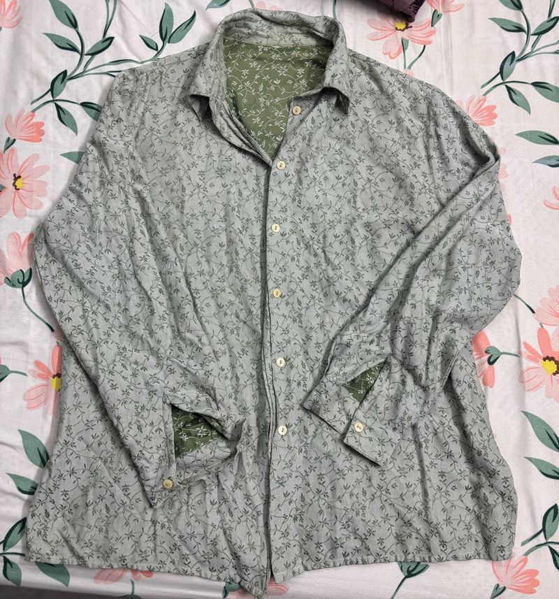 Men's Printed Long Sleeve Shirt