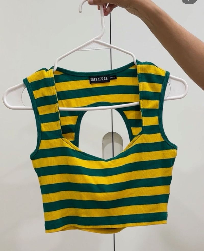 Striped Crop Top