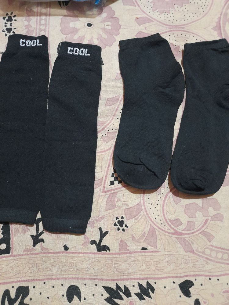 2combo Hand Sleevs And Socks
