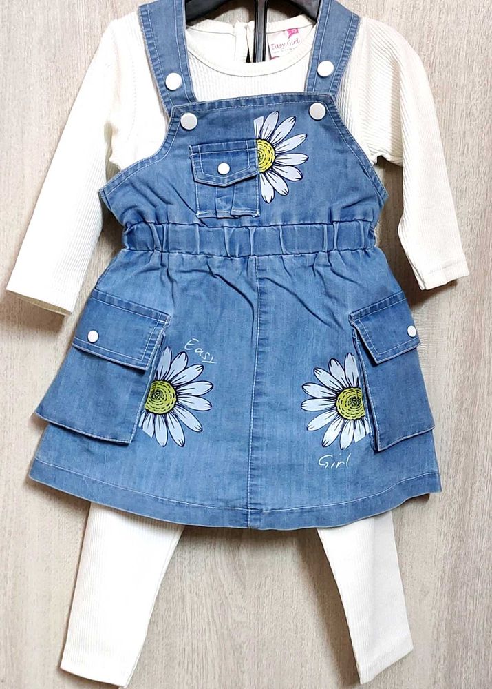 denim jumpsuit for baby girl
