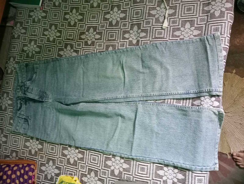 Light Wash Wide Leg Jeans