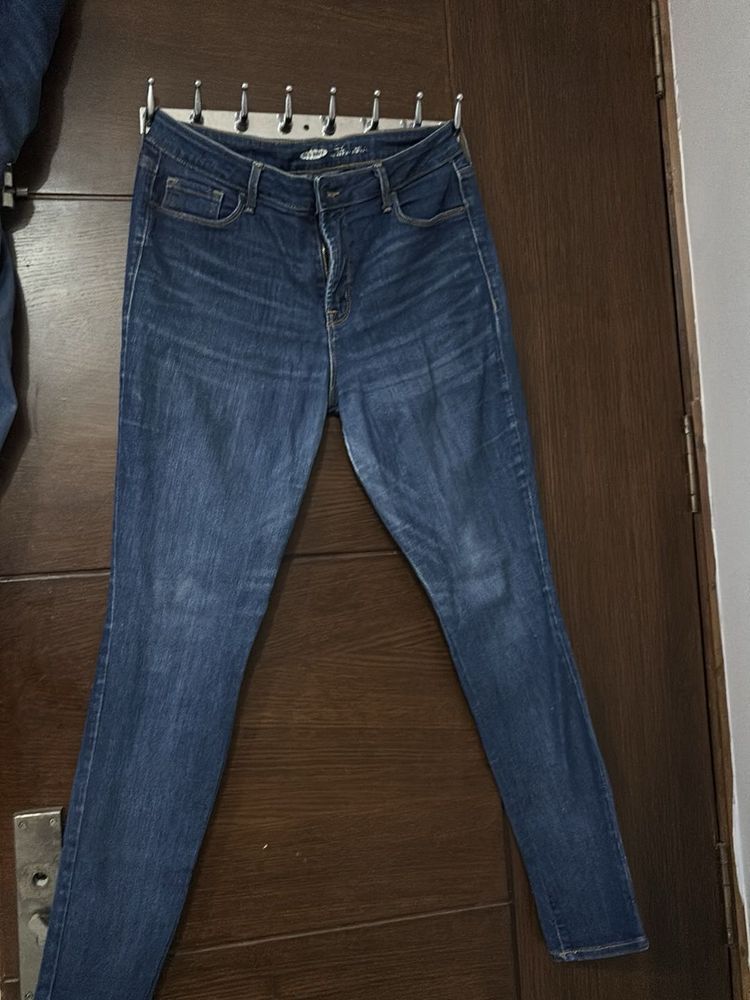 Old Navy Blue Skinny Jeans