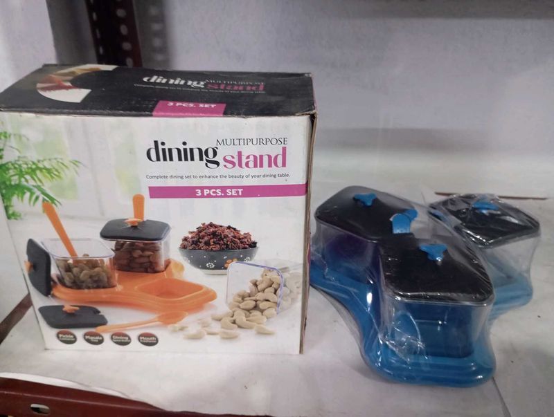 Multipurpose Dining Stand - 3 Pcs Set