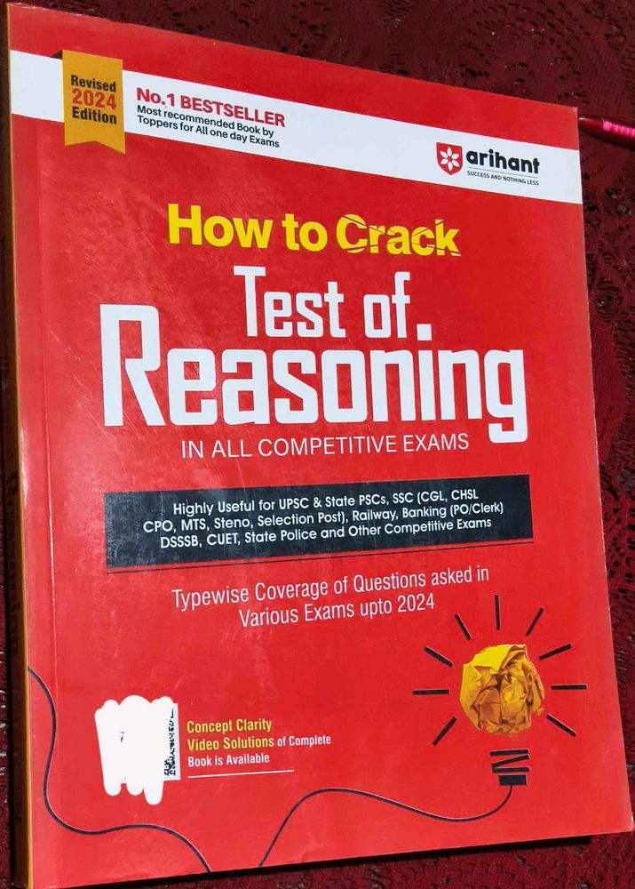How to Crack Test of Reasoning - Arihant