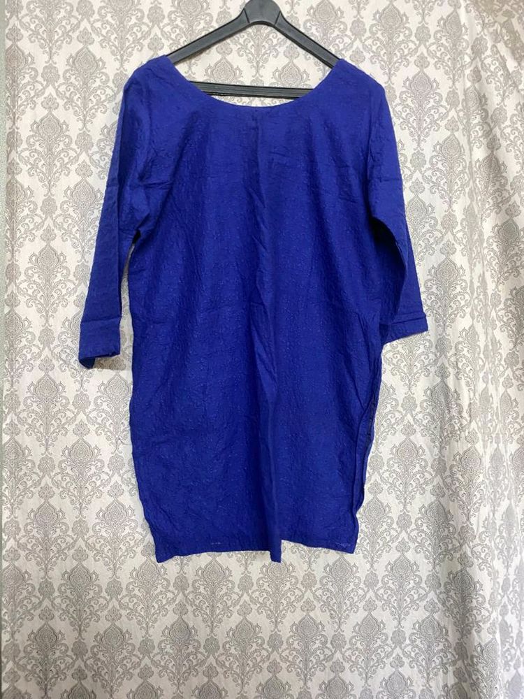 Blue Short Kurti