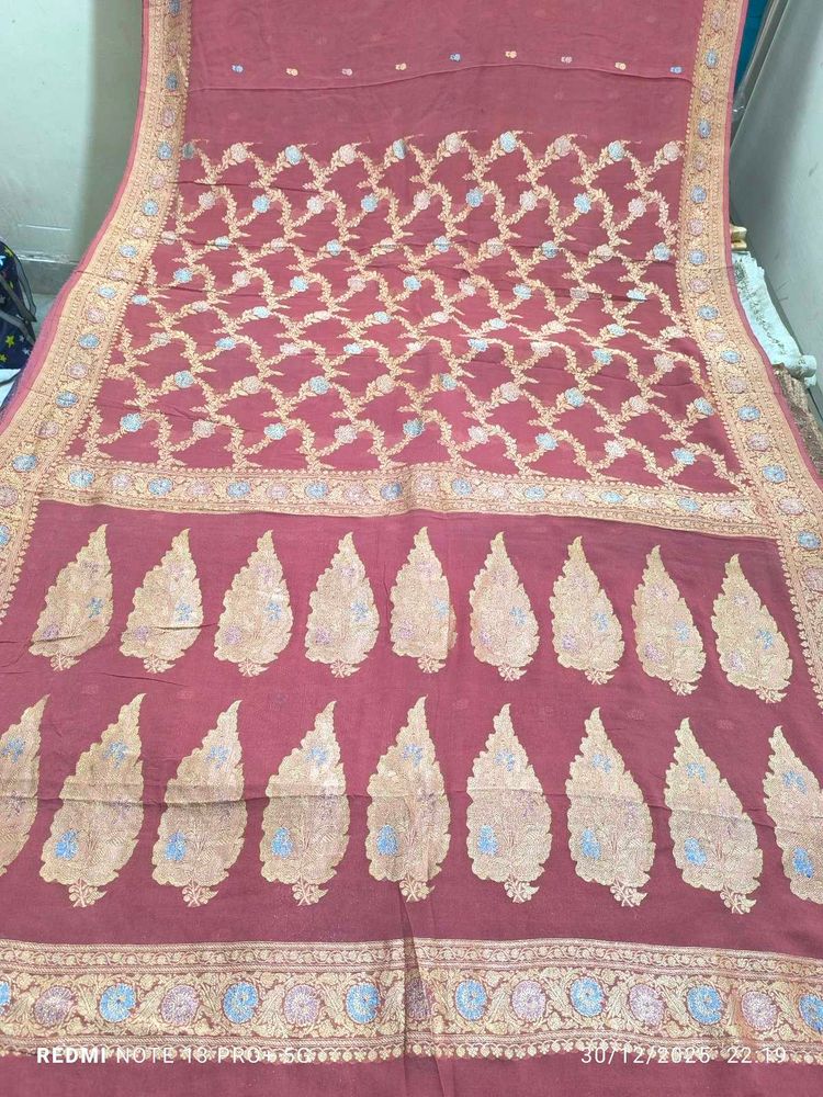 Vintage Banarasi Bandhej Saree