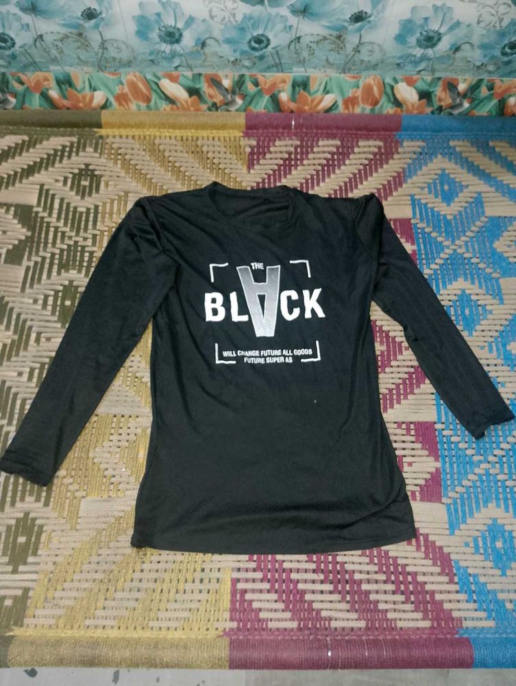 Black Long Sleeve "The V" T-Shirt