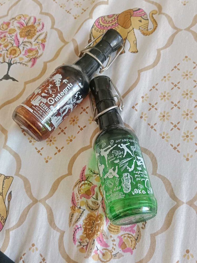Integrity &amp; Vake Up Perfume Bottles