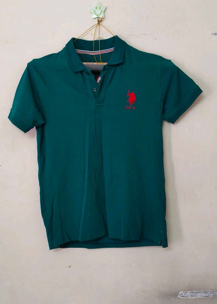 US POLO ASSN GREEN TSHIRT 💚