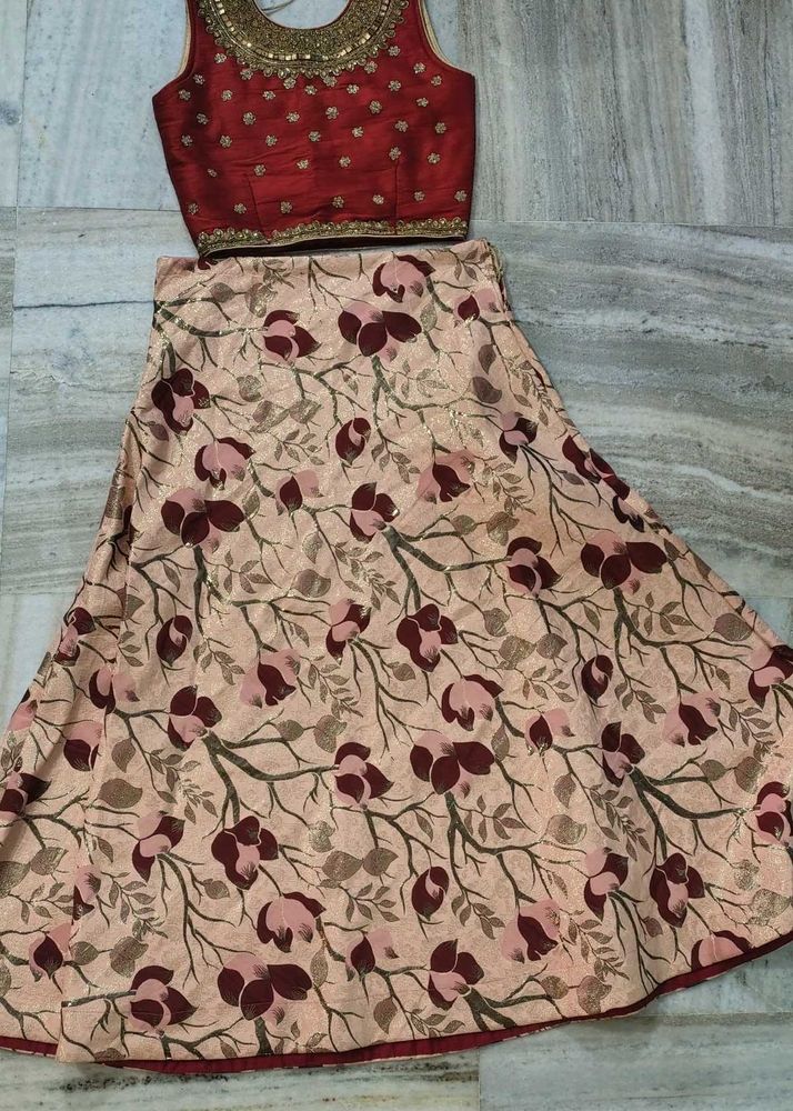 Beautiful Floral Lehenga Choli Set