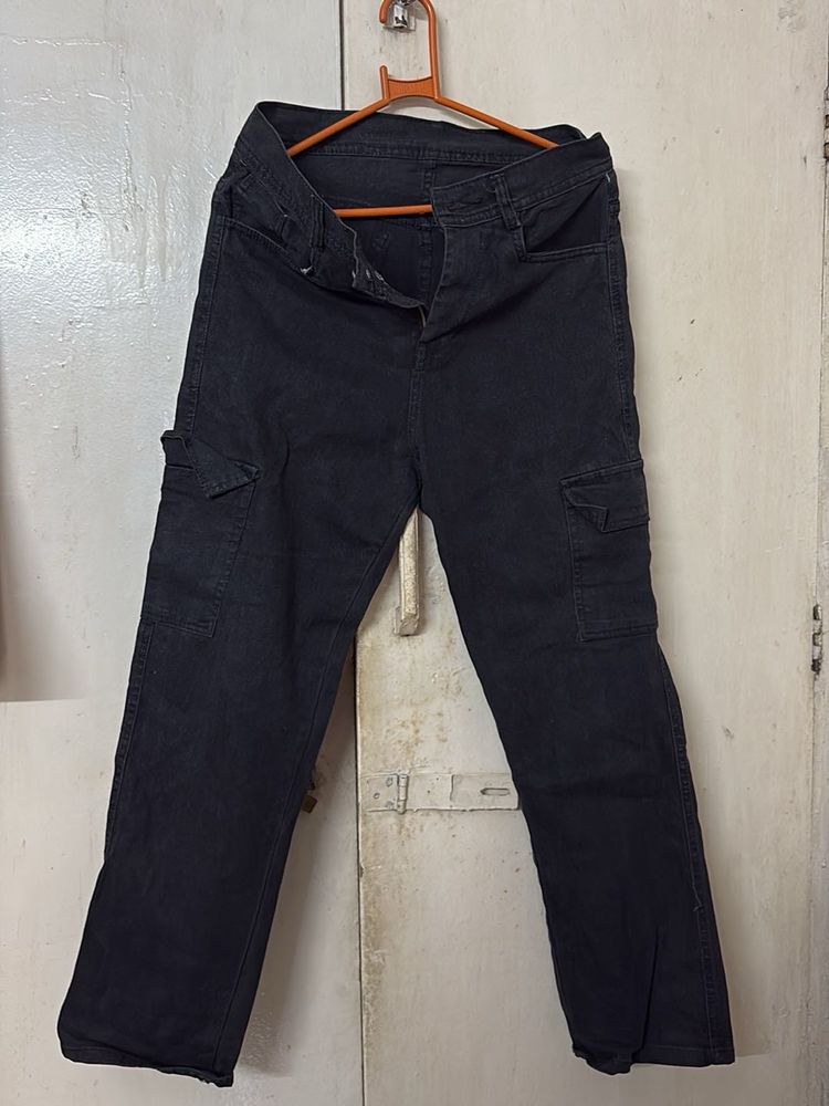 Women's Black Cargo Pants