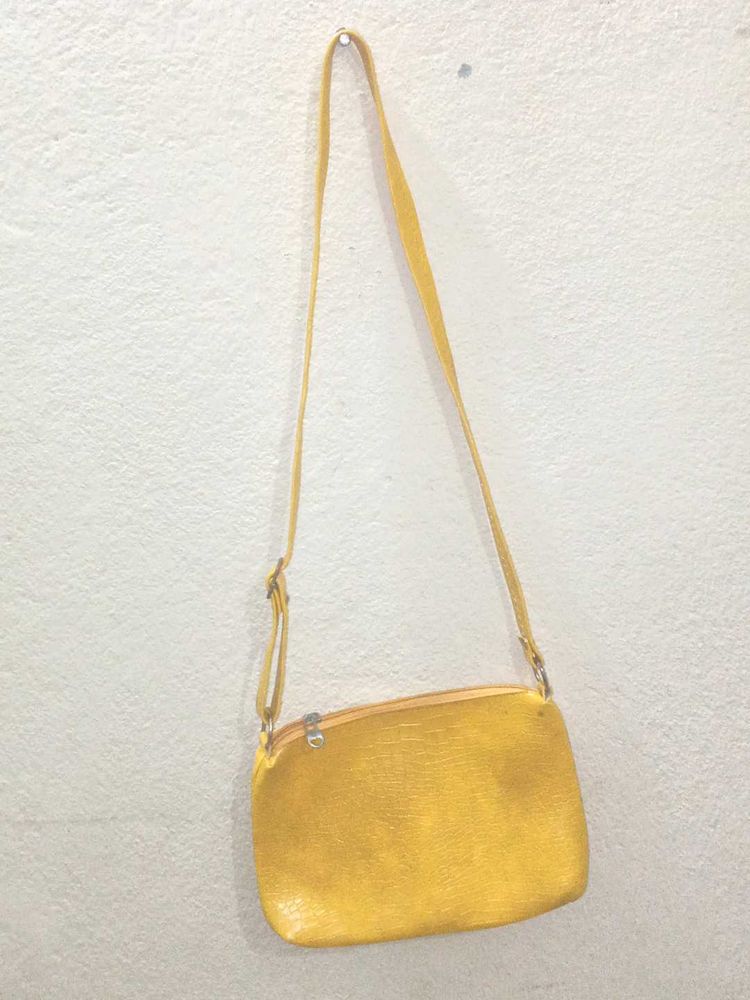 Yellow Crossbody Bag