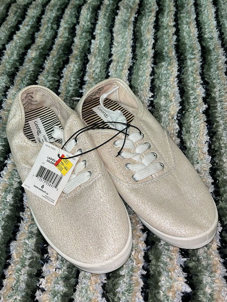 George Women's Sparkle Canvas Sneakers