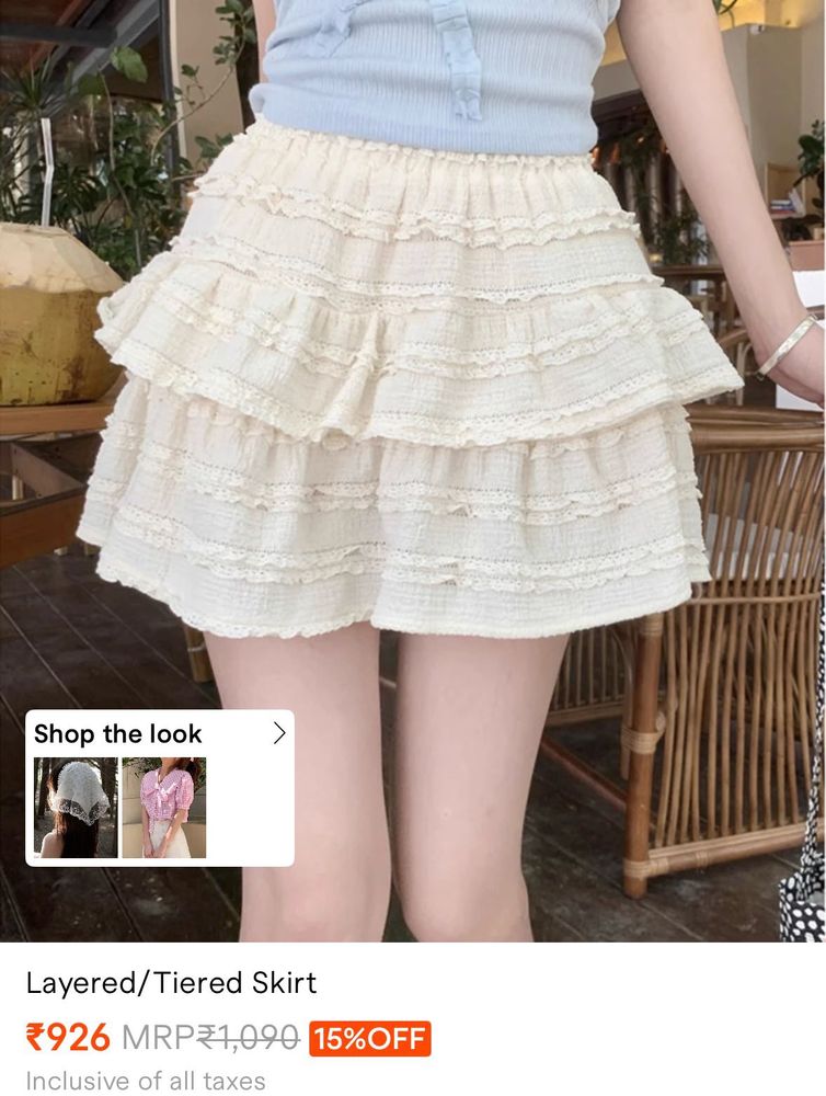 SAVANA Layered/Tiered Skirt