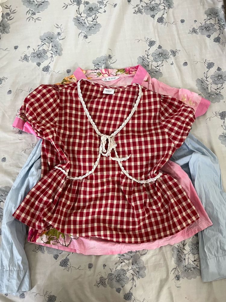 gingham top