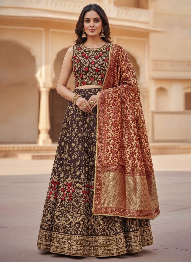 Embroidered Grown (Free size upto L)