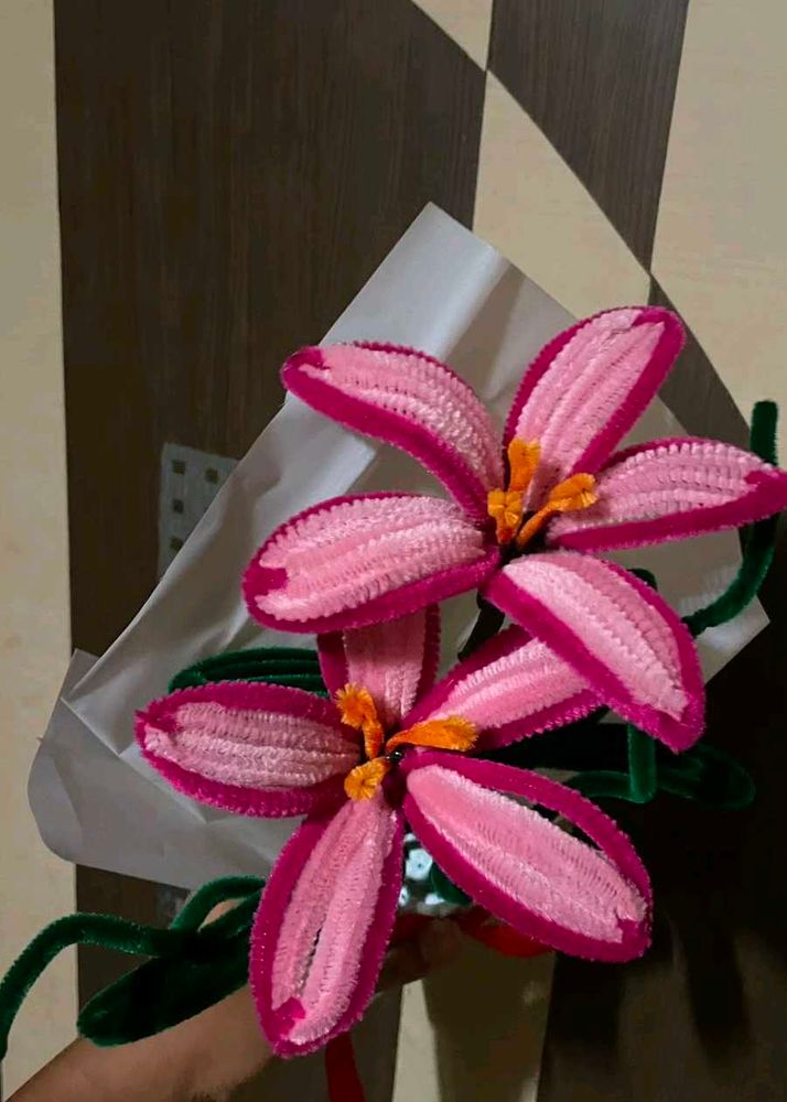 Pipecleaner flower bouquet 🌷