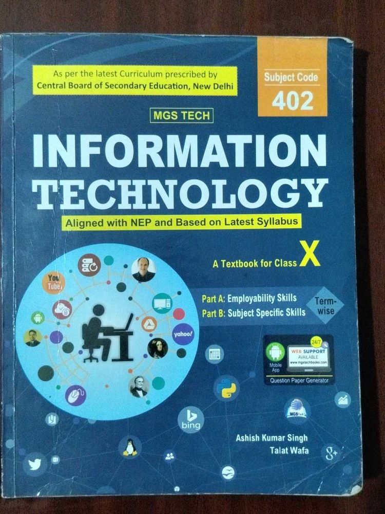 Information Technology Textbook Class X