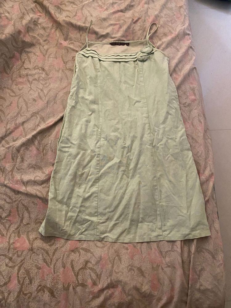 Light Green Spaghetti Strap Dress