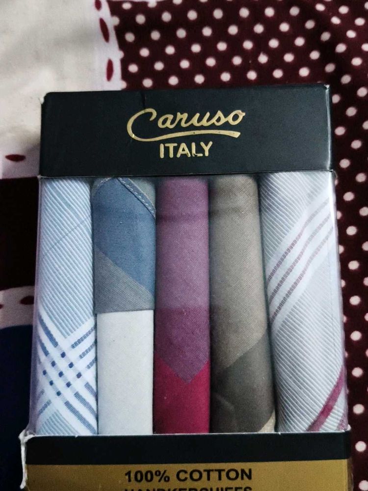 Caruso Italy Handkerchiefs - 5 Pack