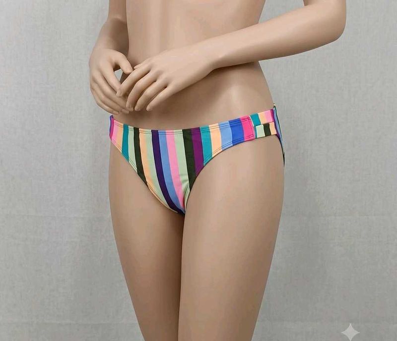 Colorful ⭐Striped Bikini Bottoms