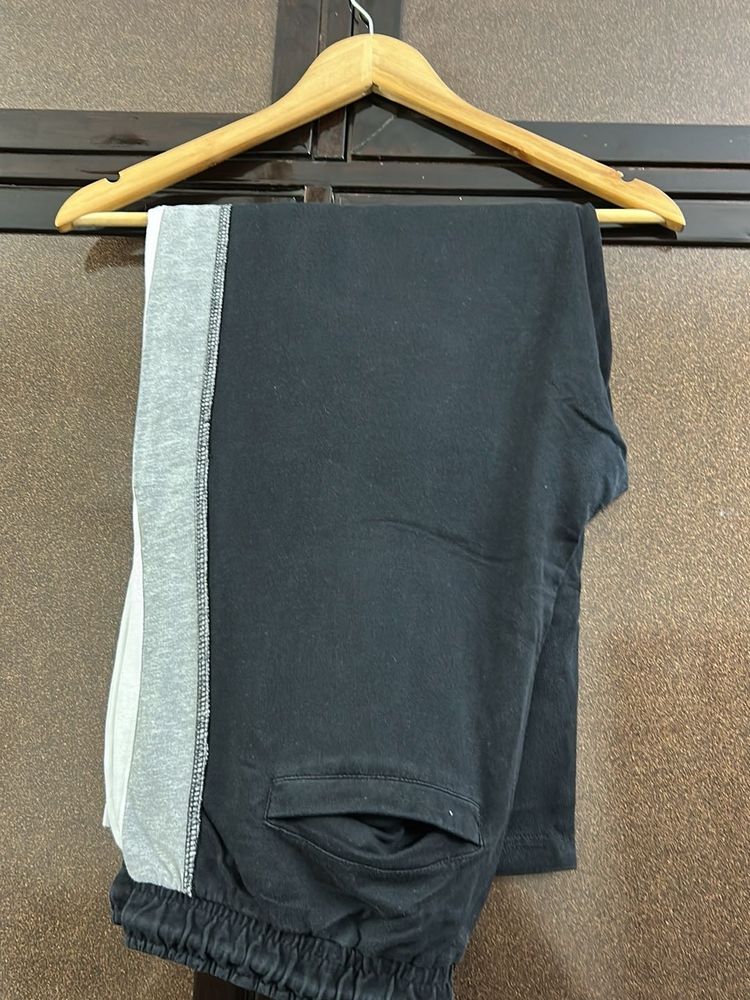 Stylish Black &amp; Grey Track Pants