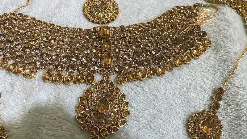 Bridal Gold Jewelry Set