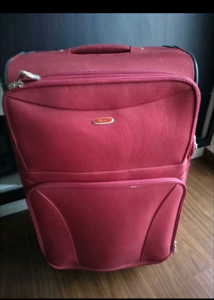 Maroon Big Rolling Suitcase