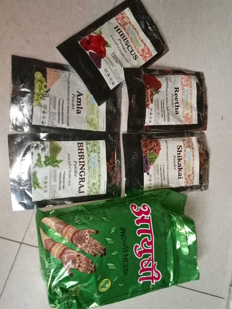 Herbal Hair Care Powders Bundle