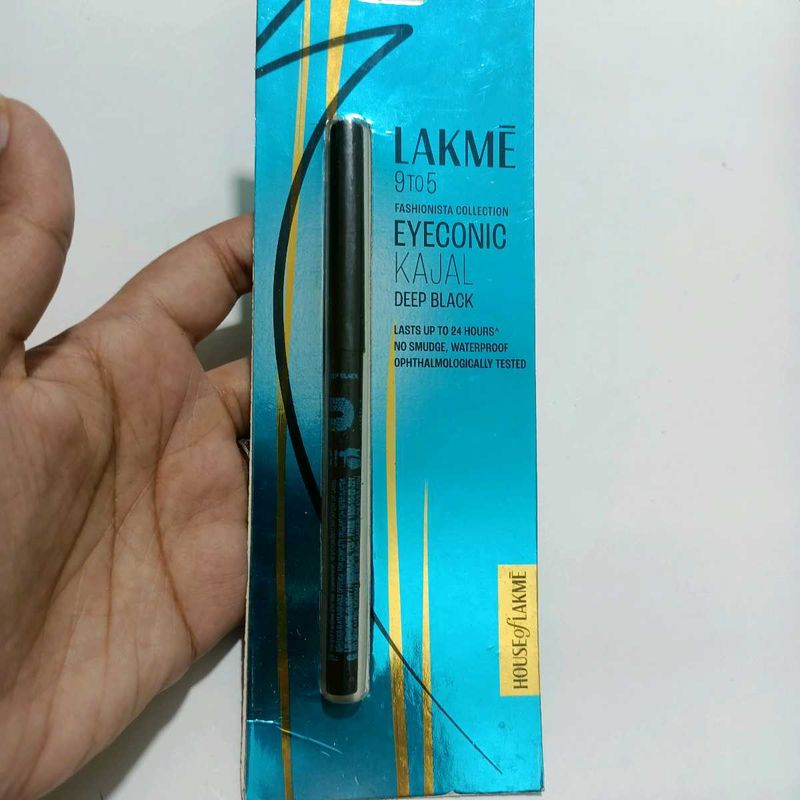 Lakme Eyeconic Kajal - Deep Black