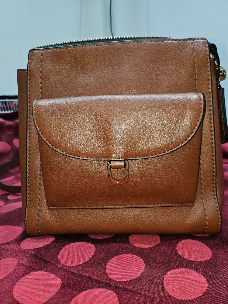 Fossil Parker Brown Leather backpack