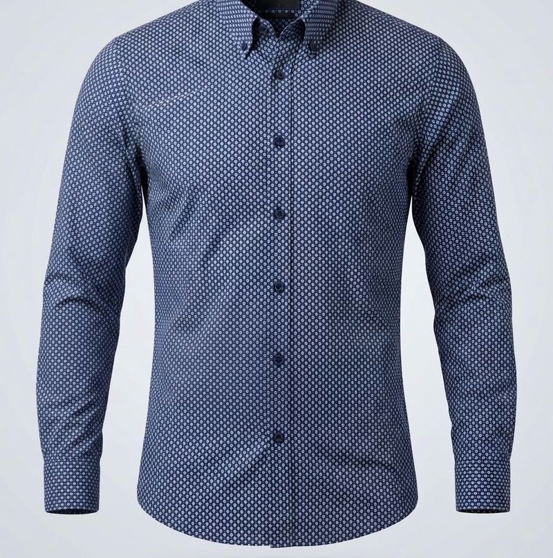 Slim Flit Skull Monogram Shirt