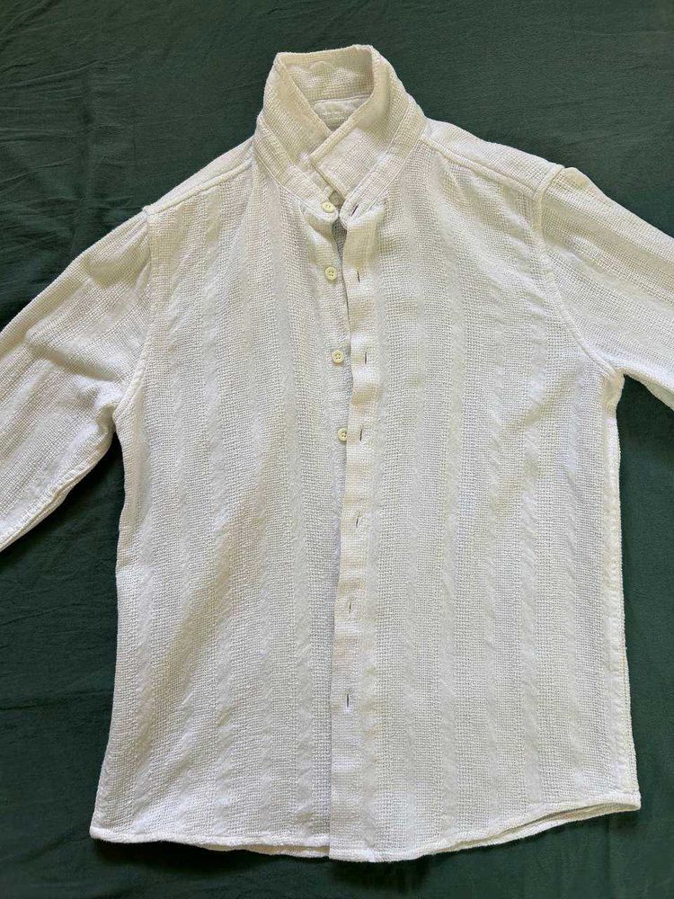 Long Sleeve White Zudio Shirt