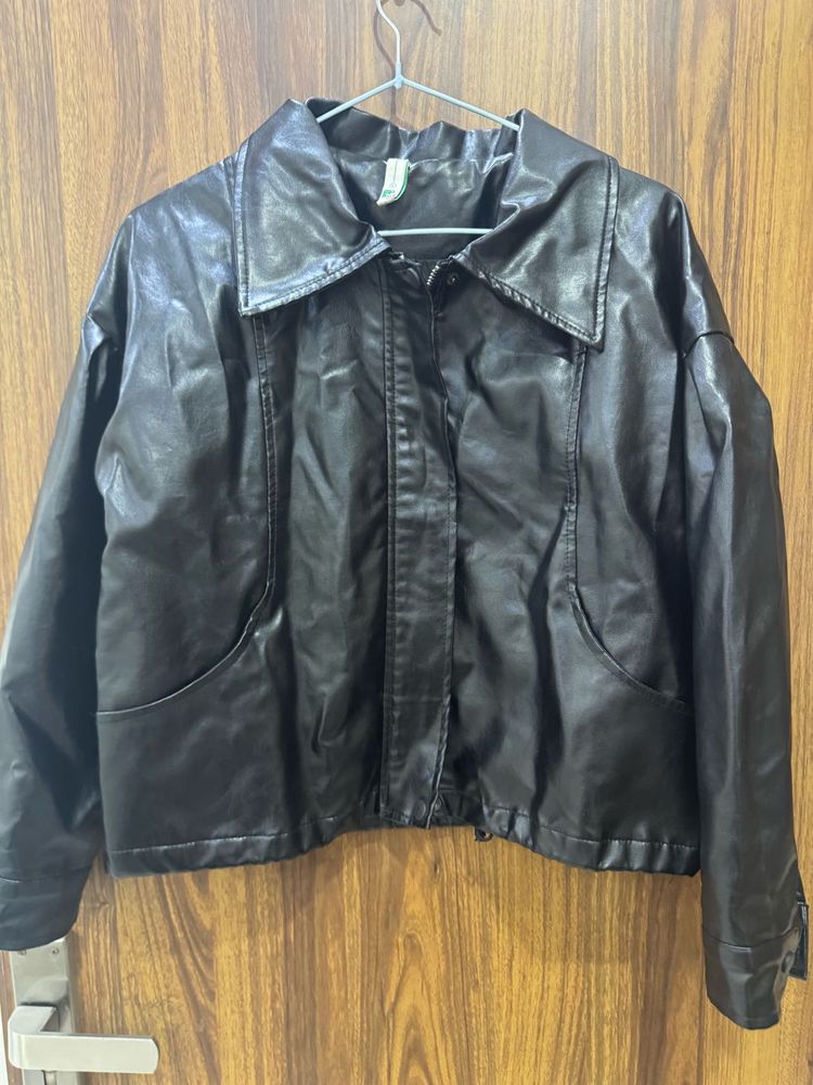 Newme Faux Leather Jacket