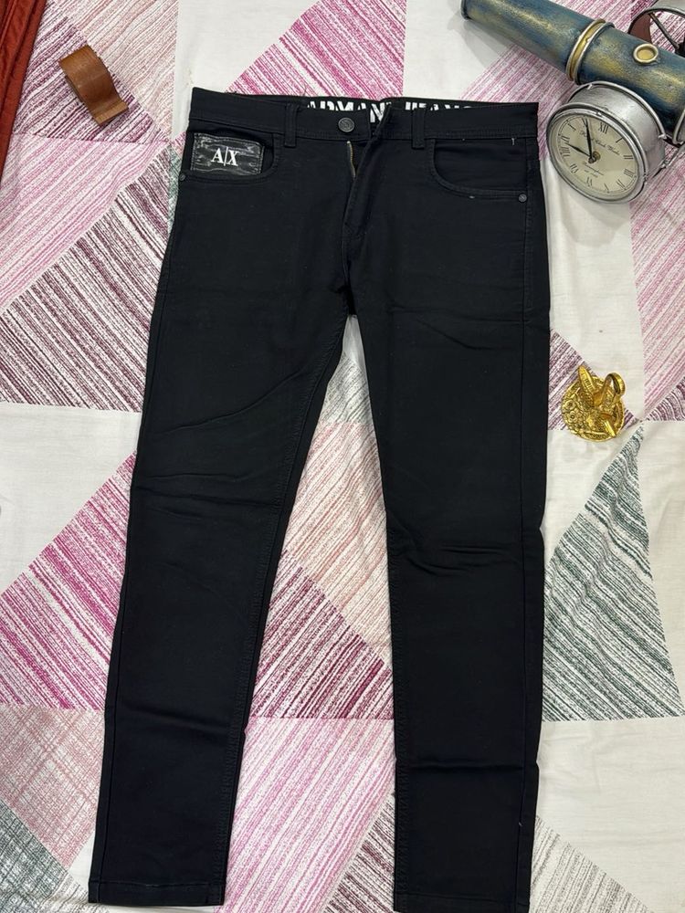 Armani Jeans - Stylish Black Denim