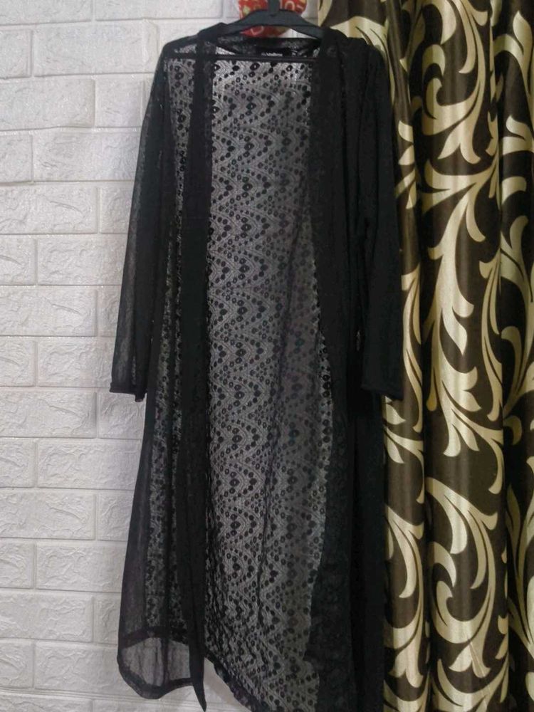 Elegant Black Lace Shrug