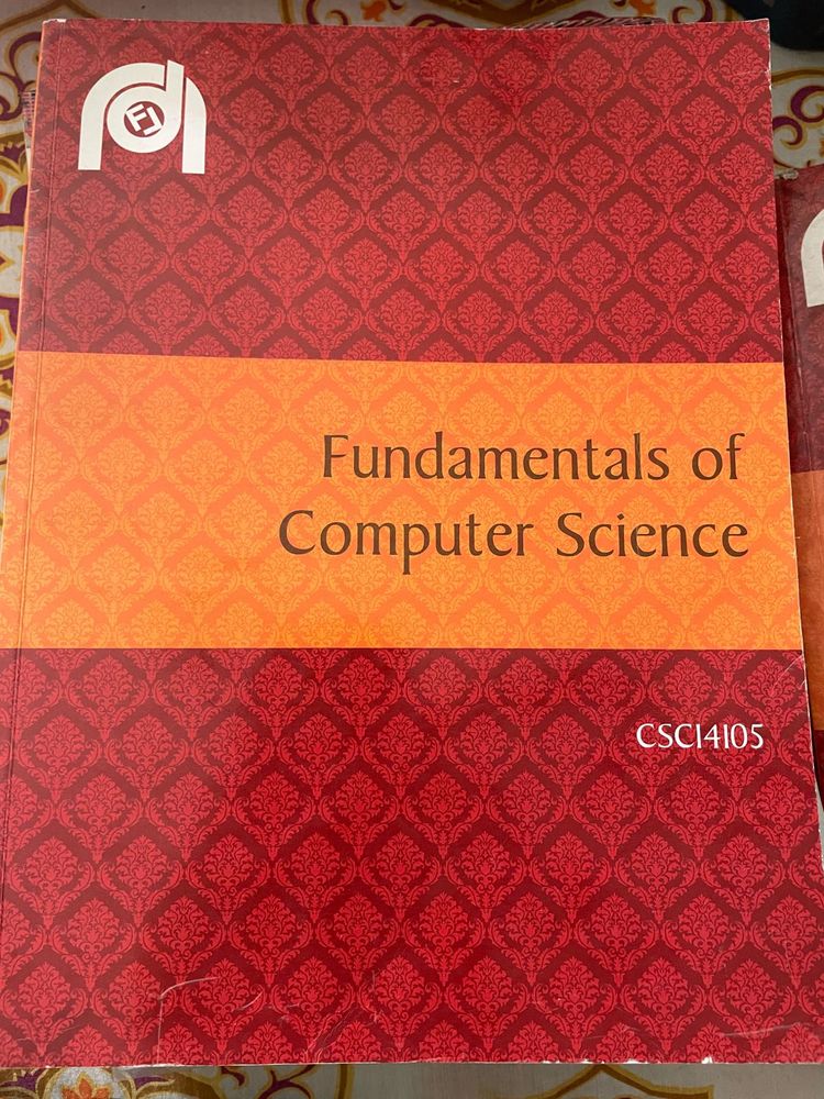 Fundamentals of Computer Science book