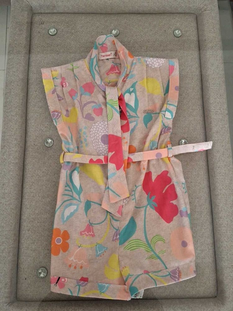 Colorful Floral Jumpsuit