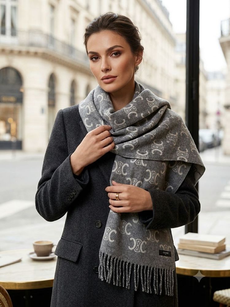 Elegant Celine Monogram Scarf