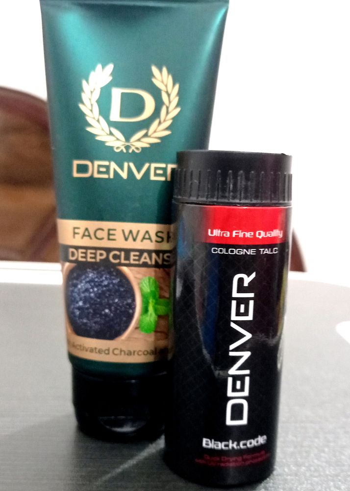 Denver Face Wash And Cologne Talc