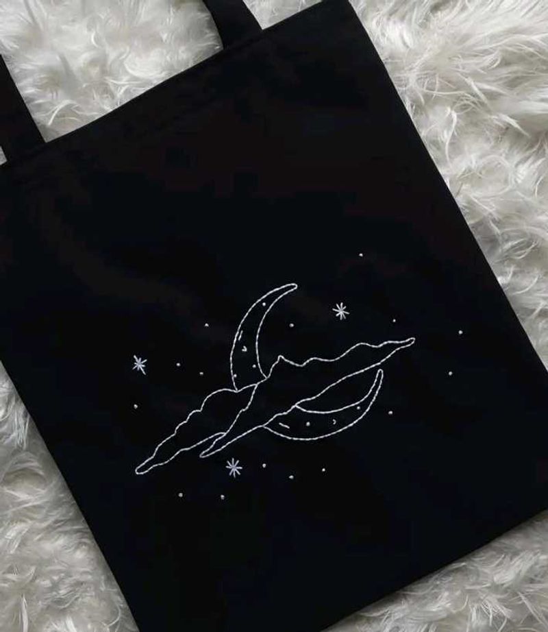 Hand Embroidered Tote Bag 👜