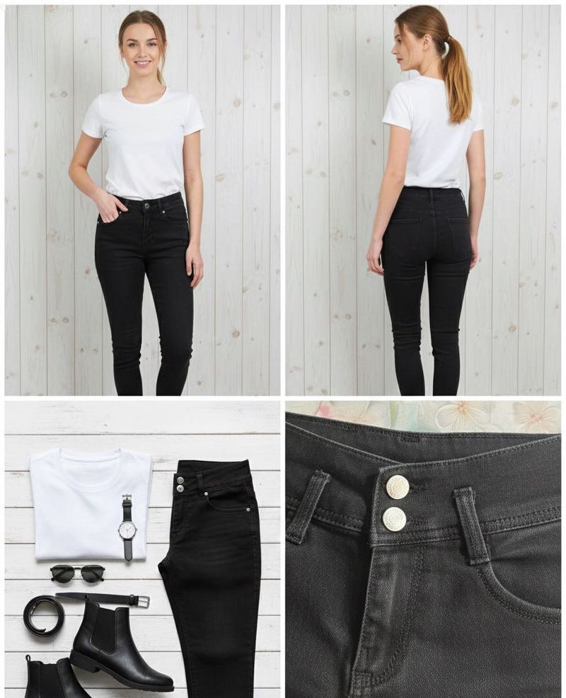 Stylish Black Skinny Jeans