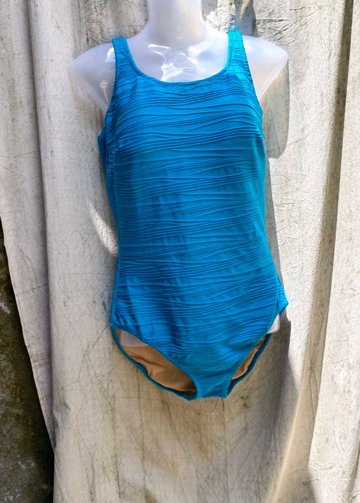 Blue One Piece Swimsuit
